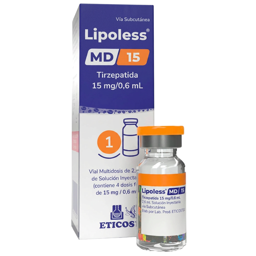 Lipoless Tirzepatida 15 mg/ 6 ml MD Eticos